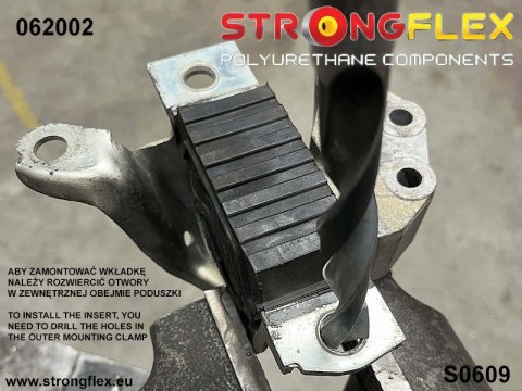 Wkładka poduszki silnika - górna - Fiat Panda