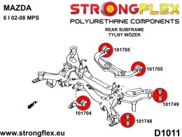 Zestaw tulei tylnego wózka SPORT - Mazda 6 / Atenza
