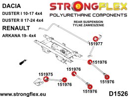Zestaw zawieszenia tylnego AWD SPORT - Dacia Duster
