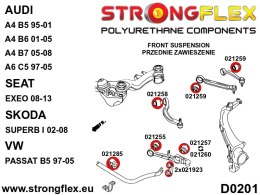 Kompletny zestaw zawieszenia - Audi A4 / S4 / RS4