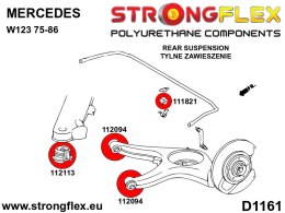 Tuleja belki tylnej SPORT - Mercedes W123 (76-86)