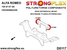 Tuleja tylnego dyferencjału - przednia - Alfa Romeo 156 (97-07) type 932