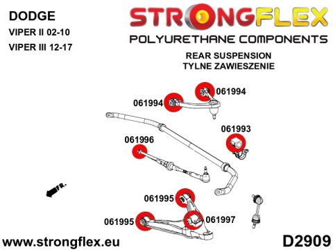 Tuleja wahacza górnego SPORT - Dodge Viper