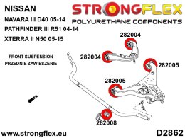 Tuleja wahacza przedniego - górnego SPORT - Nissan Navara