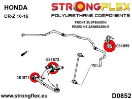 Zestaw przedniego zawieszenia i tylnej belki SPORT - Honda CR-Z (10-16)
