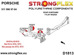 Zestaw tulei tylnego wózka SPORT - Porsche 911