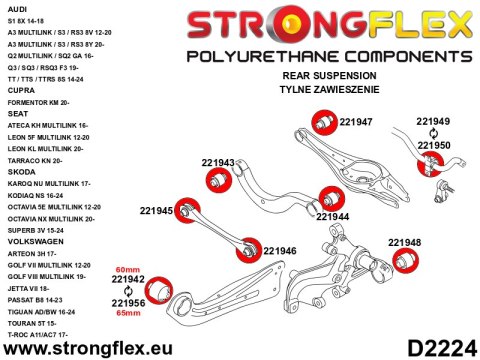 Kompletny zestaw zawieszenia - Audi A1 / S1