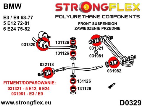 Kompletny zestaw zawieszenia SPORT - BMW Seria 6