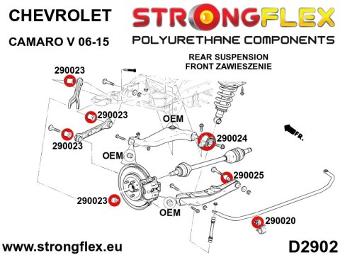 Kompletny zestaw zawieszenia SPORT - Chevrolet Camaro V (09-15)