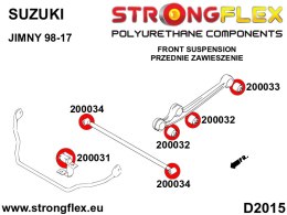 Tuleja drążka panharda SPORT - Suzuki Jimny (98-17)