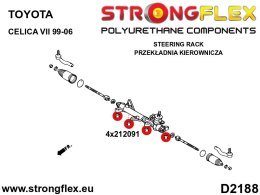 Tuleja przekładni kierowniczej SPORT - Toyota Celica