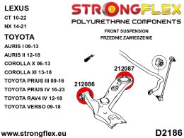 Tuleja wahacza przedniego - tylna - Toyota Corolla