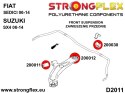 Zestaw przedniego zawieszenia i tylnej belki SPORT - Fiat Sedici (06-14)