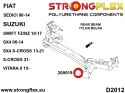 Zestaw przedniego zawieszenia i tylnej belki SPORT - Suzuki Vitara