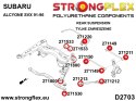 Zestaw tulei tylnego wózka SPORT - Subaru Alcyone SVX (91-96)