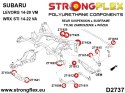 Zestaw tulei tylnego wózka SPORT - Subaru Levorg (14-20) VM