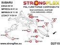 Zestaw tulei tylnego wózka - Subaru Impreza
