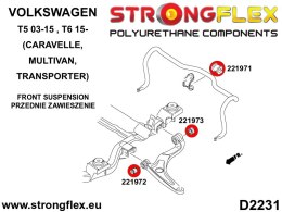 Kompletny zestaw zawieszenia SPORT - Volkswagen T5 (03-15) Caravelle, Multivan, Transporter