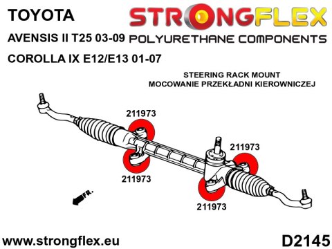 Kompletny zestaw zawieszenia - Toyota Corolla