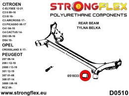Tuleja belki tylnej - Citroën C3