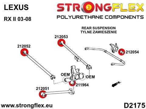 Tuleja stabilizatora tylnego SPORT - Lexus RX