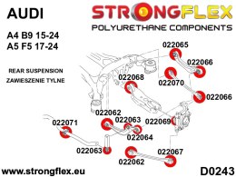 Tuleja tylnej zwrotnicy SPORT - Audi A4 / S4 / RS4