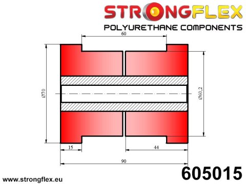 Tuleja uniwersalna 60mm