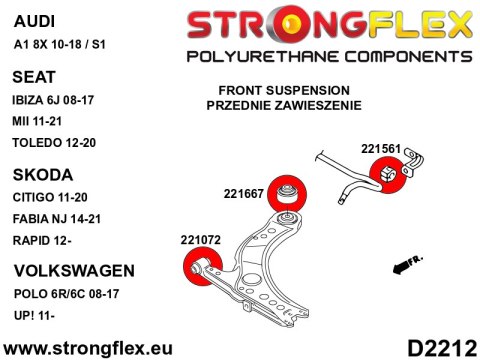 Kompletny zestaw zawieszenia - Audi A1 / S1