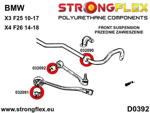 Kompletny zestaw zawieszenia SPORT - BMW X3