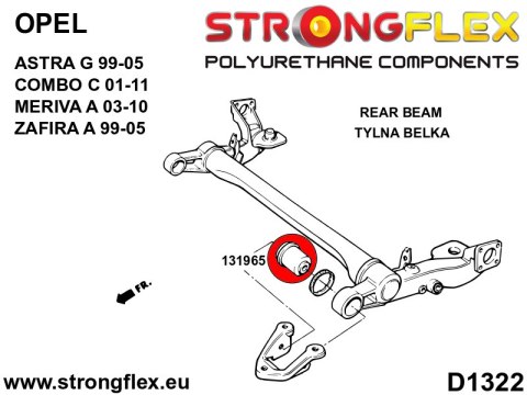 Tuleja belki tylnej SPORT - Opel / Vauxhall Astra