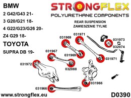 Tuleja górna tylnej zwrotnicy - przednia SPORT - Toyota Supra