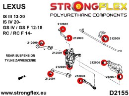 Tuleja stabilizatora tylnego SPORT - Lexus IS / IS F