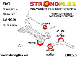 Tuleja wahacza przedniego - tylna - Fiat Stilo (01-07)