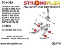 Tuleja wspornika drążka zmiany biegów - górna SPORT - Toyota Soarer