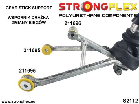 Tuleja wspornika drążka zmiany biegów - górna SPORT - Toyota Soarer