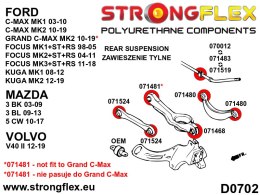 Zestaw zawieszenia tylnego SPORT - Ford Focus