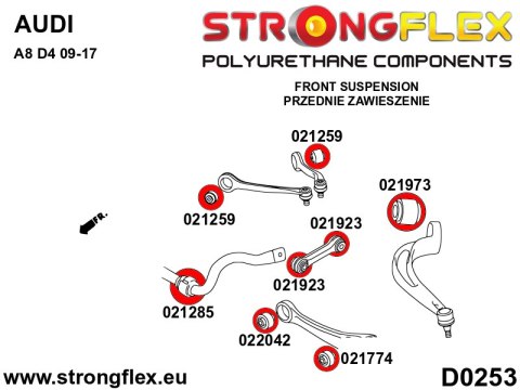 Kompletny zestaw zawieszenia - Audi A8 / S8