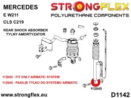 Tuleja amortyzatora tylnego SPORT - Mercedes Klasa E