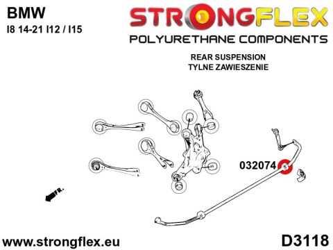Tuleja stabilizatora tylnego SPORT - Toyota Supra