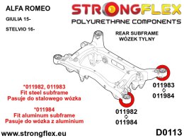 Tuleja tylnego wózka - przednia - Alfa Romeo Stelvio (16-)
