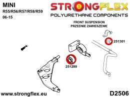 Tuleja wahacza przedniego - Mini R55/R56/R57/R58/R59 (06-15)