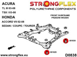Zestaw tulei przedniego wózka - Acura TL