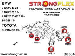 Zestaw tulei tylnego wózka SPORT - Toyota Supra