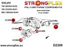 Zestaw tulei tylnego wózka - Volvo Seria 700