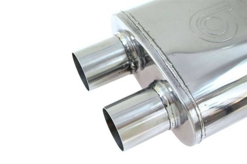 Tłumik Środkowy 57mm TurboWorks LT 409SS 355mm