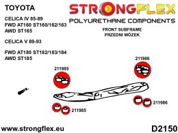 Tuleja belki przedniej - tylna - Toyota Celica