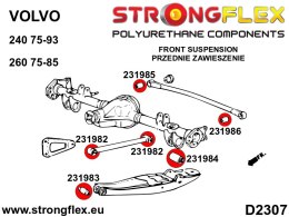 Tuleja drążka panharda - do nadwozia SPORT - Volvo Seria 200