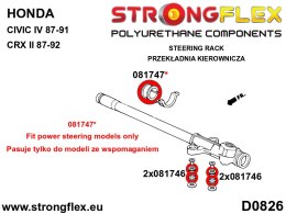Tuleja przekładni kierowniczej - Honda Civic