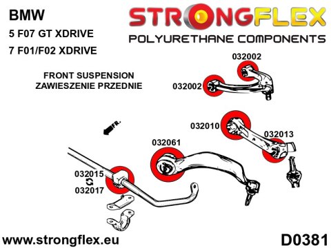 Tuleja stabilizatora przedniego - BMW Seria 5