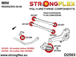 Tuleja stabilizatora tylnego SPORT - Mini R50/R52/R53 (00-06)